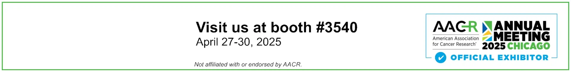 Visit Gnome Sciences at 2025 ASGCT Booth #3540
